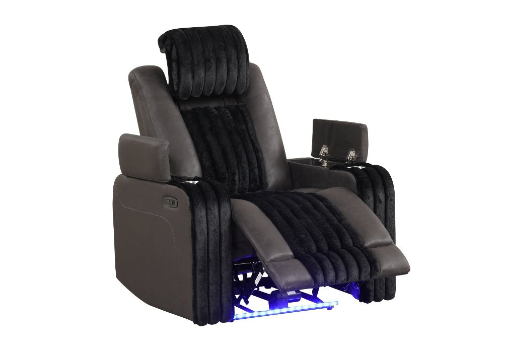 Lita 3pcs Power Reclining Set (Black)