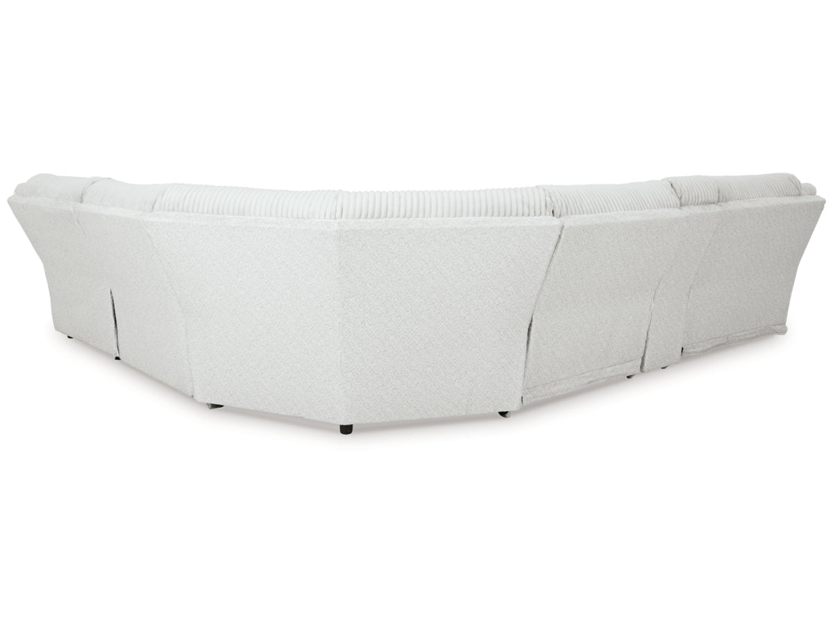 Top Tier 6-Piece Manual Reclining Modular Sectional with Chaise and Console