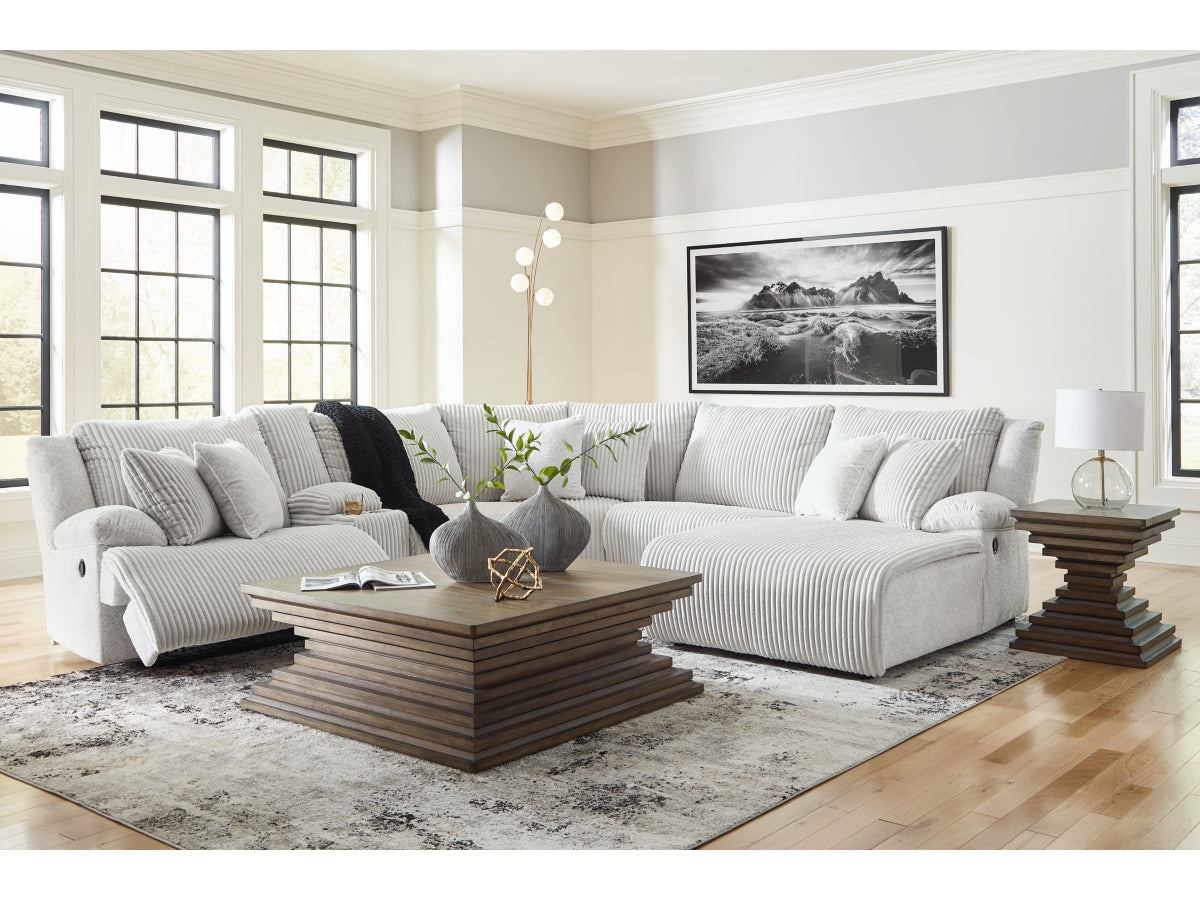 Top Tier 6-Piece Manual Reclining Modular Sectional with Chaise and Console