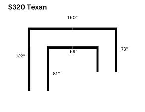Texan Sectional (Chocolate)