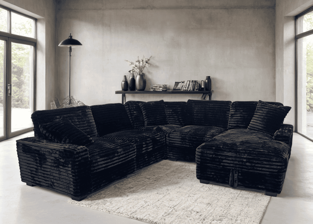 ALISSON BLACK Sectional **NEW ARRIVAL