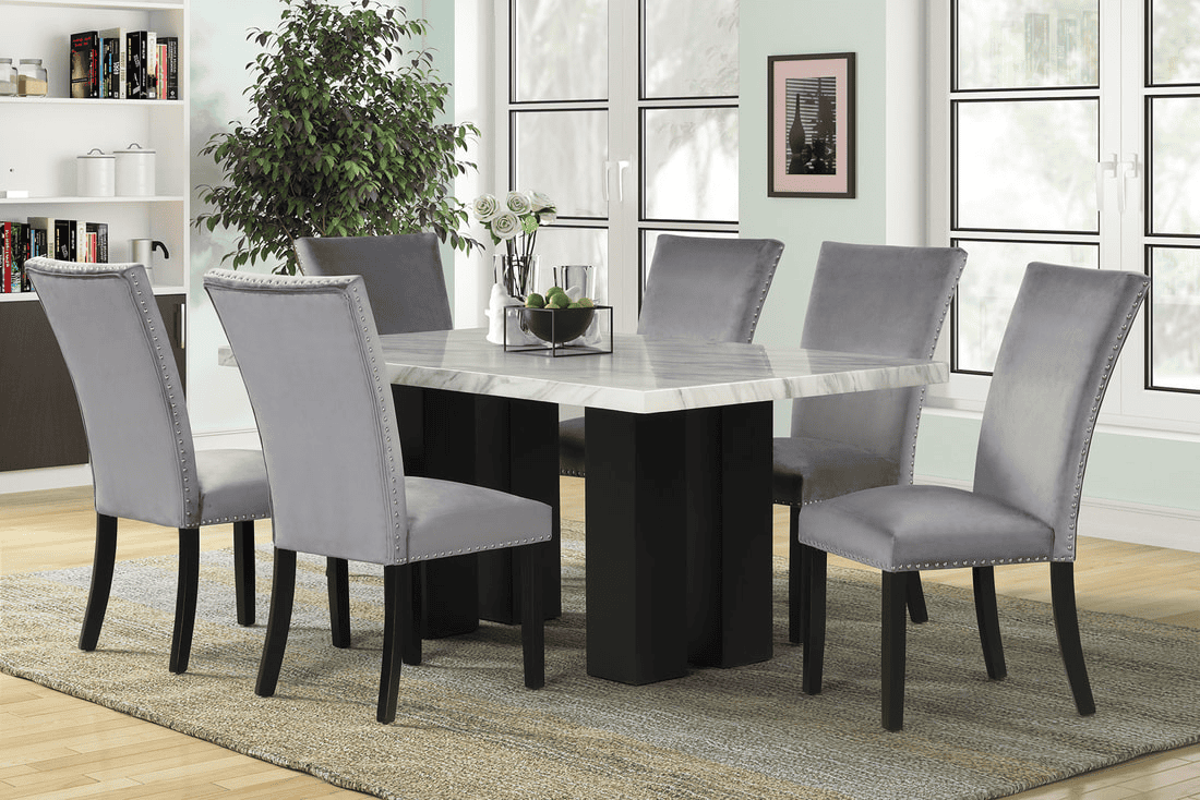 Highland Grey - Table & 6-Chairs