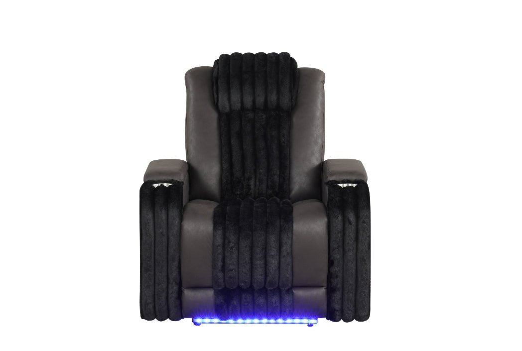 Lita 3pcs Power Reclining Set (Black)