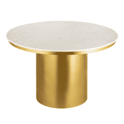 Alisin Marble 47" Round Dining Table