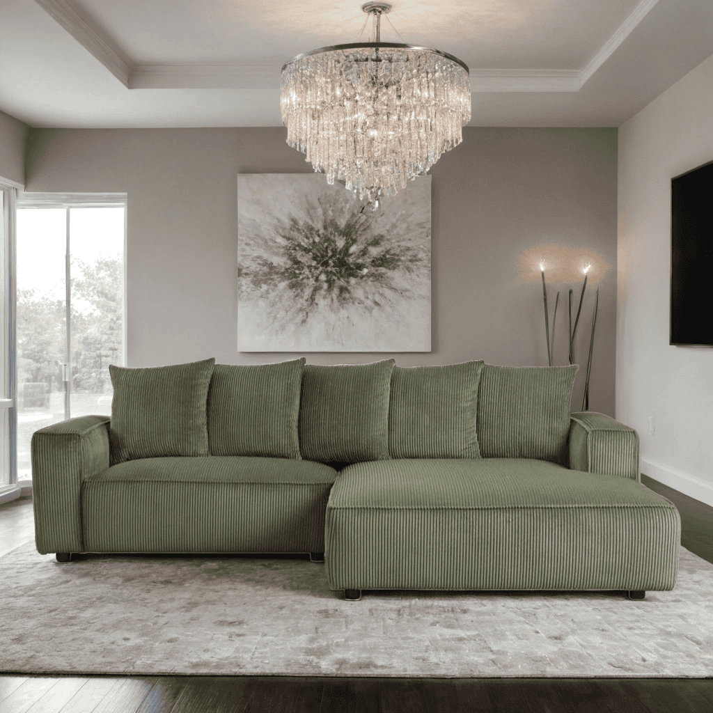 Romeo Olive Sectional **NEW ARRIVAL