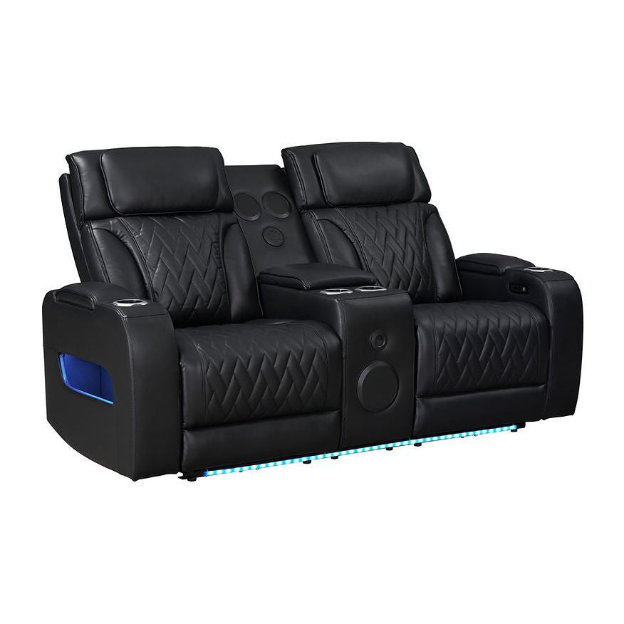 Skyline 3pcs Power Reclining Set (BLACK)