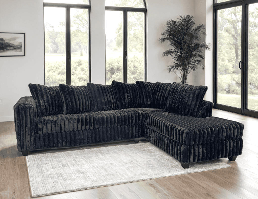 510 - Sectional (Black) **NEW ARRIVAL**
