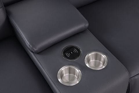 6 pcs power reclining Sectional NEXUS (Dark Navy)