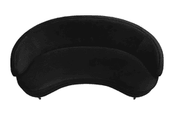 Baila Black Velvet Sofa