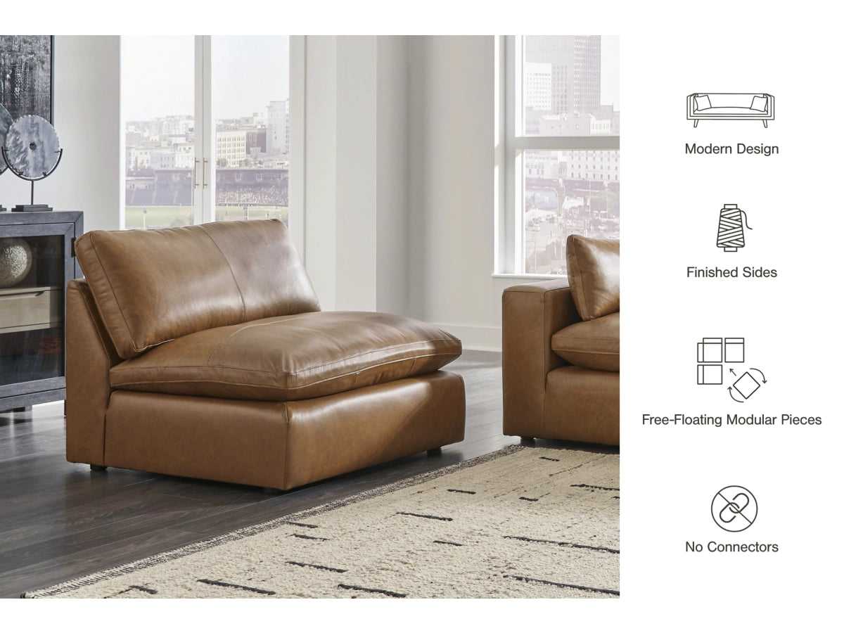 Emilia 7-Piece Leather Sectional
