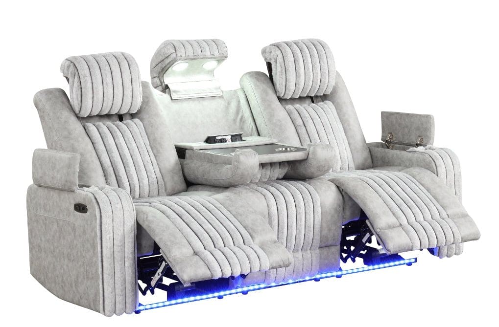 Lita 3pcs Power Reclining Set (Grey)