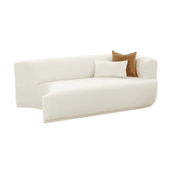 Fickle Cream Boucle Modular RAF Loveseat