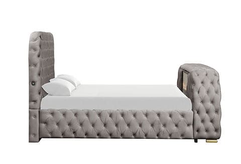 Royal Bed with TV lift and fireplace display