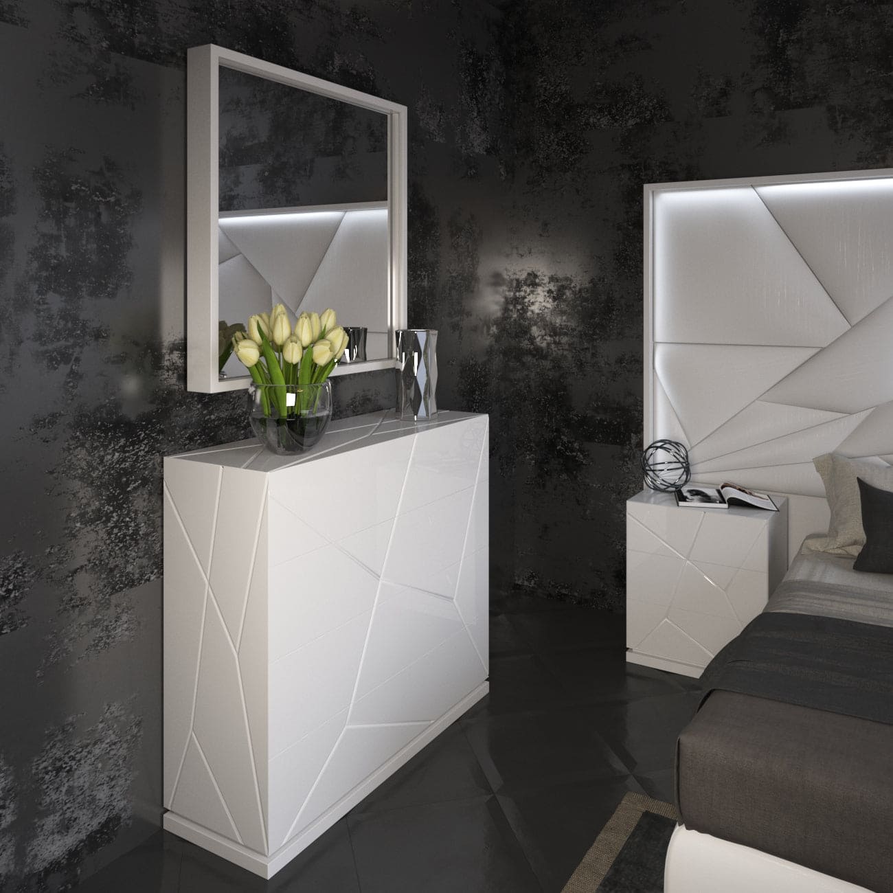 Majesty Bedroom w/light and Kiu cases