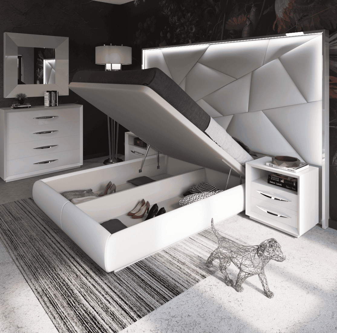 Majesty Bed w/light