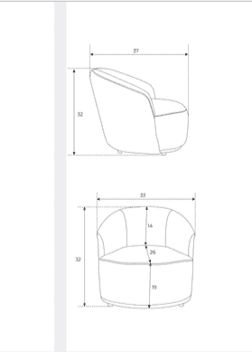 Bonita Ivory Velvet Accent Chair