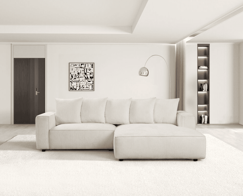 Romeo White Sectional **NEW ARRIVAL**