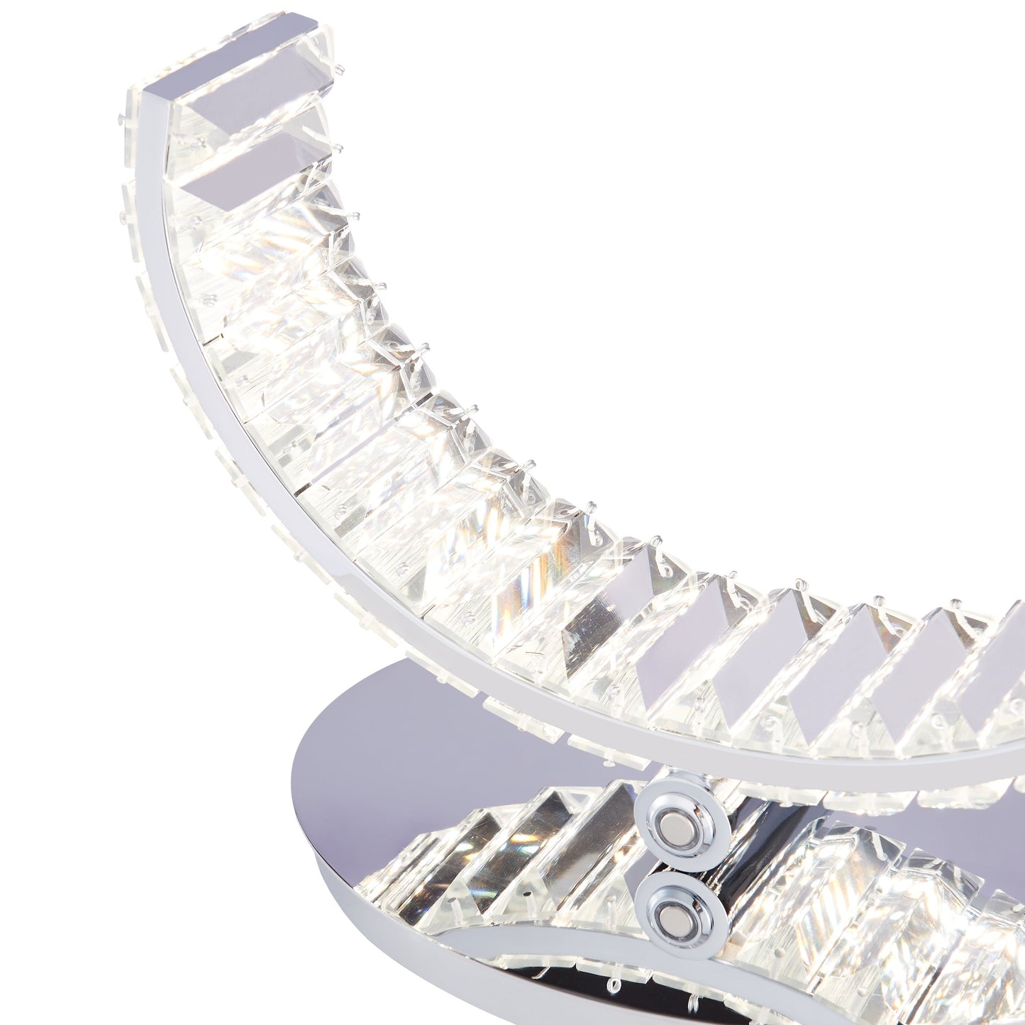 GRACE CRYSTAL 16W TABLE LAMP // TOUCH & DIMMABLE (L CHROME)