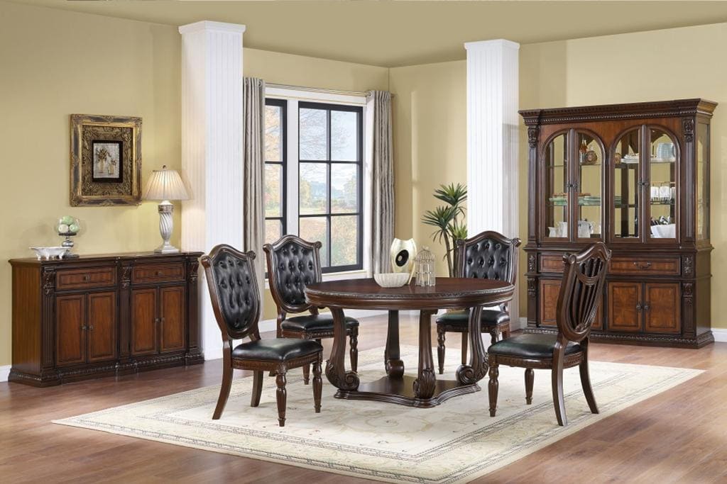 Regency – 5pcs Round Table Set– Cherry
