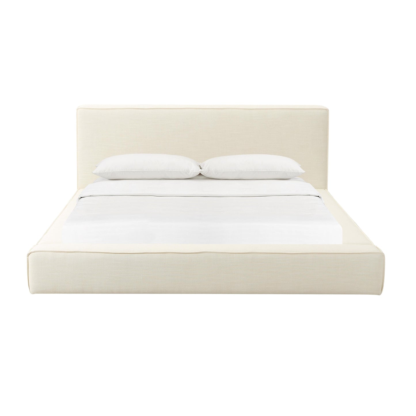 Olafur Upholstered Cream Bed