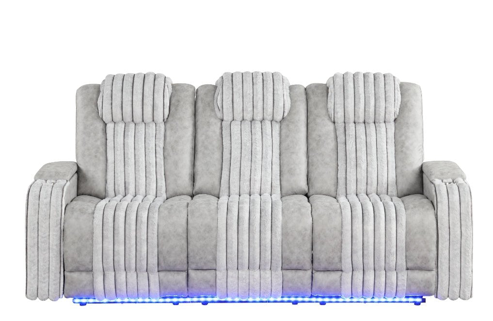 Lita 3pcs Power Reclining Set (Grey)