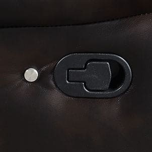 Lucky 3Pcs Reclining Sectional, LED, Bluetooth, Speakers Brown