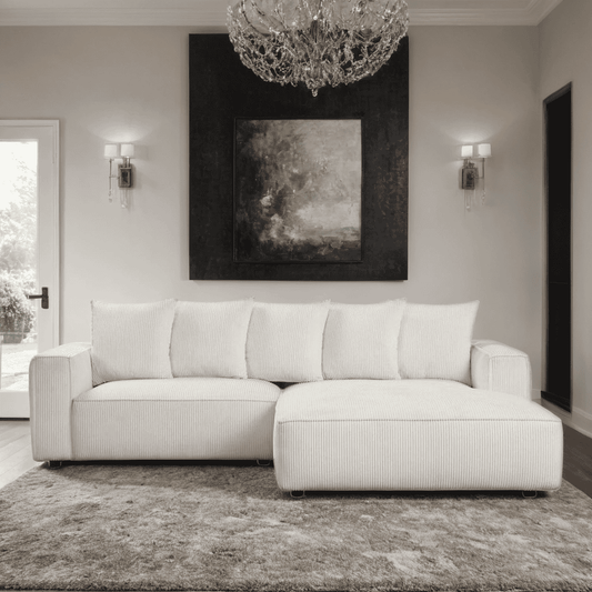 Romeo White Sectional **NEW ARRIVAL**