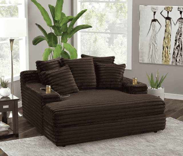 4700 Chaise Lounge **NEW ARRIVAL** 66” wide chocolate