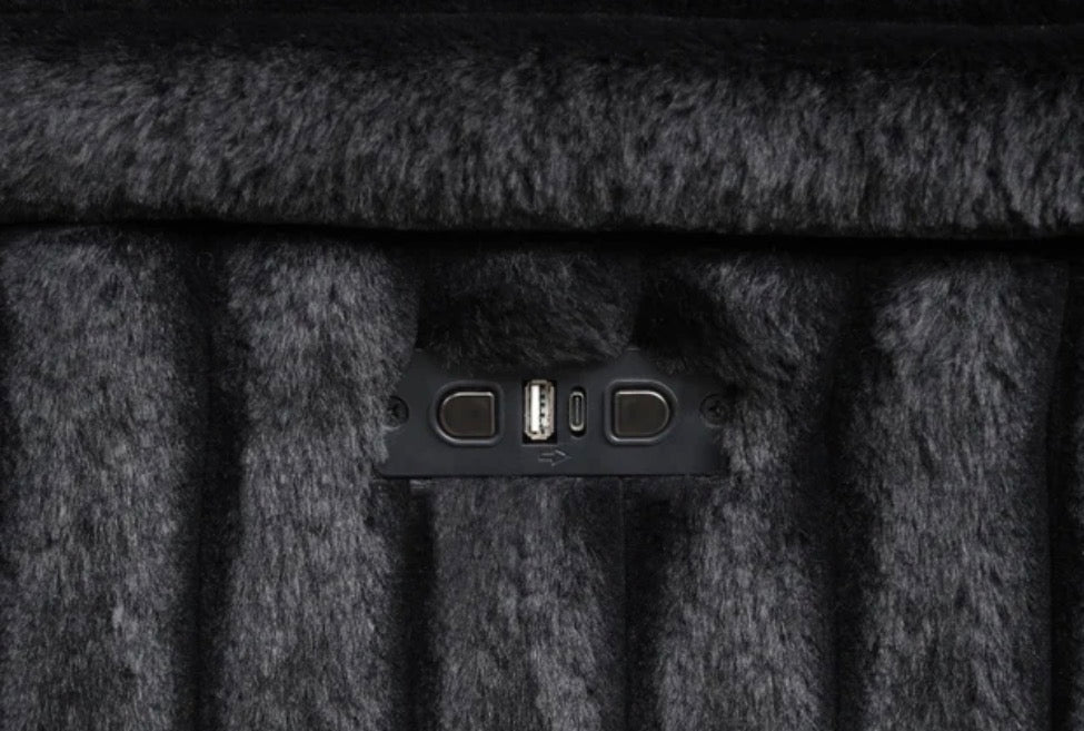 AMIRI Black Power Sectional With Pull-Out Bed **NEW ARRIVAL**