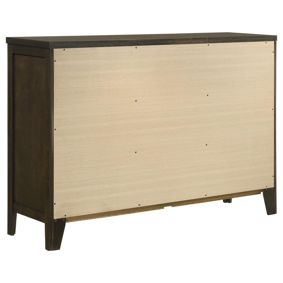 WILKES 5-PIECE QUEEN BEDROOM SET DARK COCOA