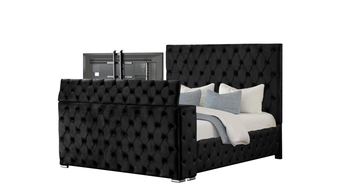 Encore Queen Bed Black WITH TV LIFT