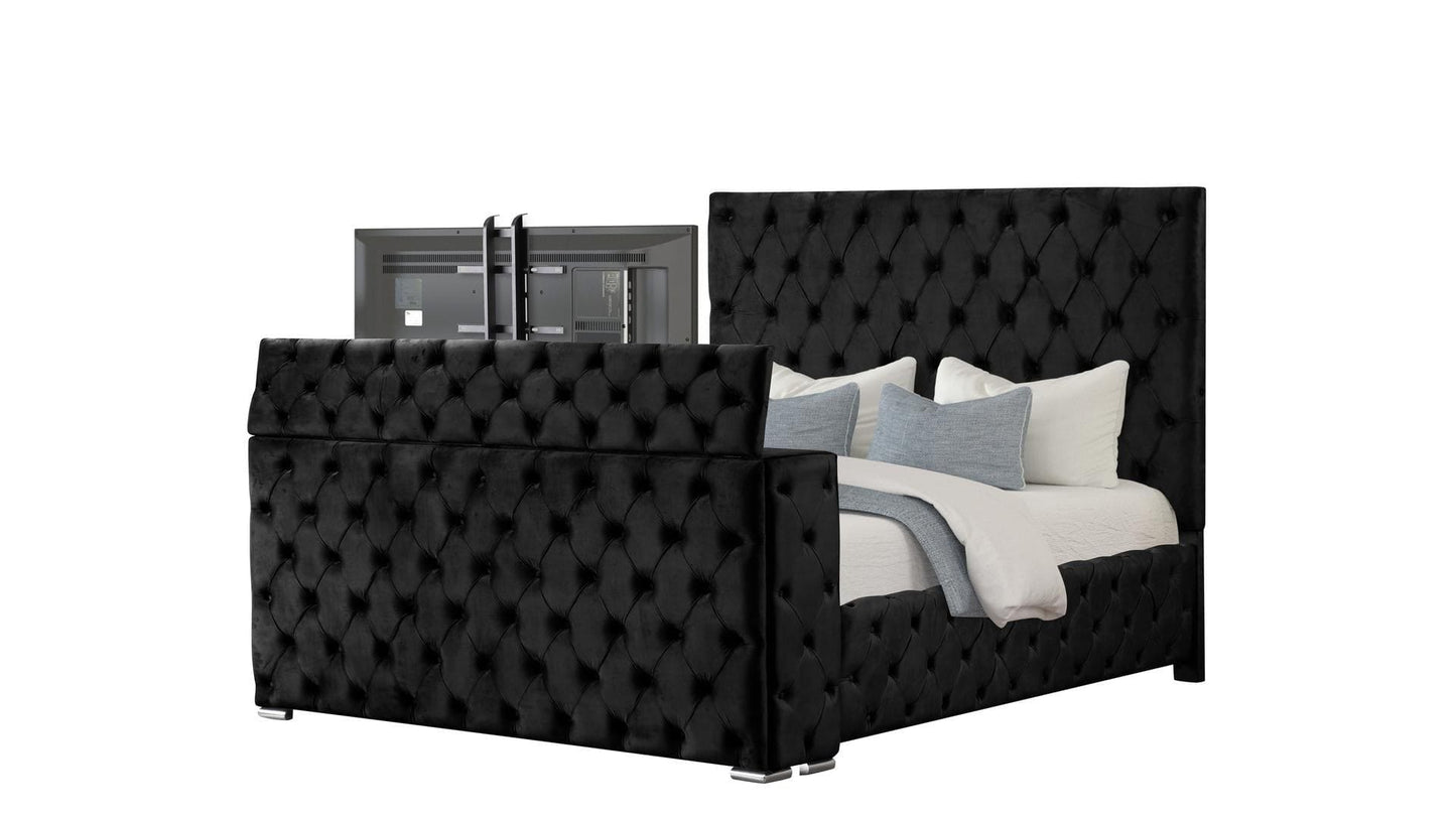 Encore King Bed Black WITH TV LIFT