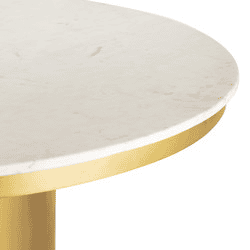 Alisin Marble 47" Round Dining Table