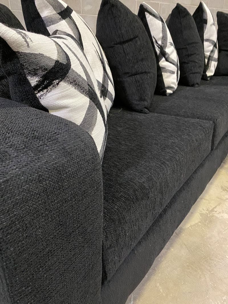 110 - BLACK Sectional
