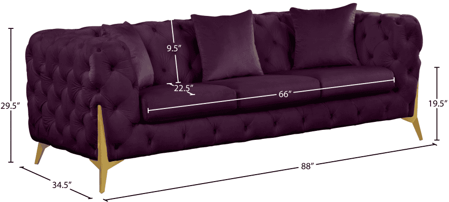 Kingdom Velvet Sofa