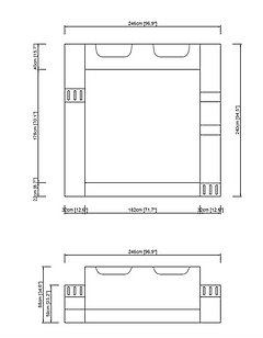 Matrix QUEEN / KING Bed