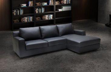 Elizabeth Premium Sectional Sleeper in Black