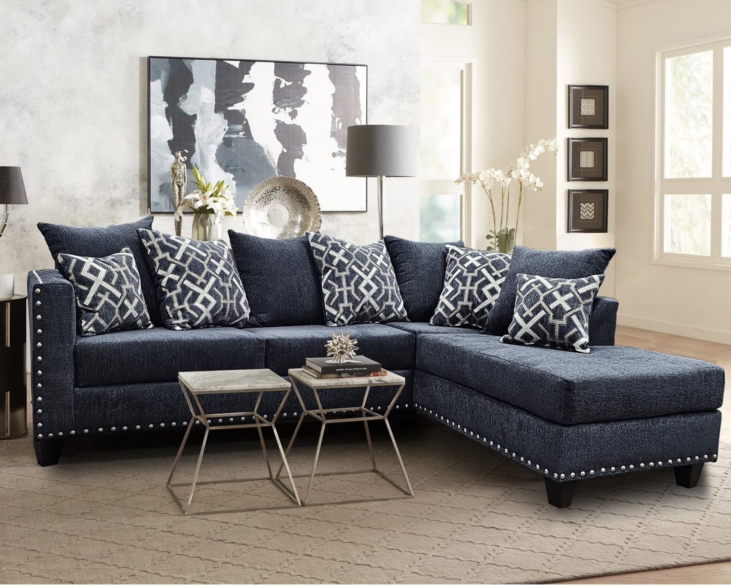 2019 Charcoal Combo Sectional