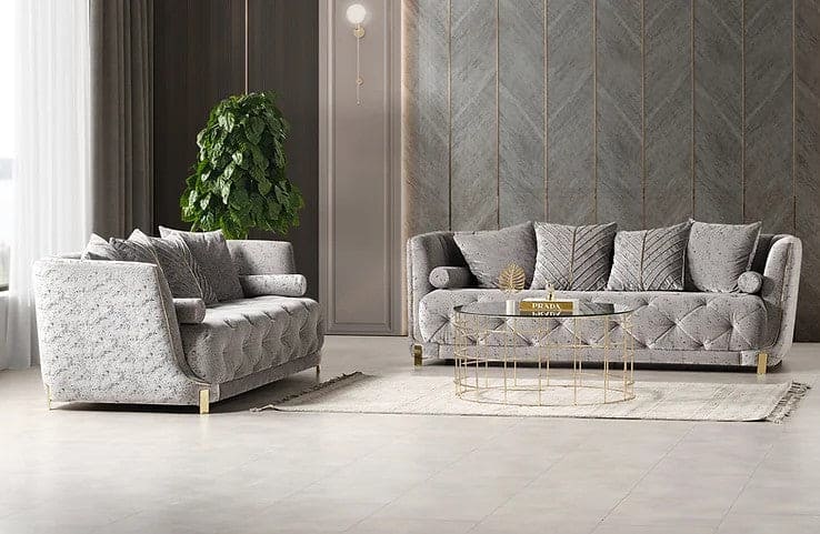 ELIT GREY 2 Sofas