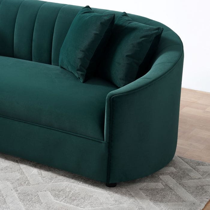 Kyle Green Velvet Sofa
