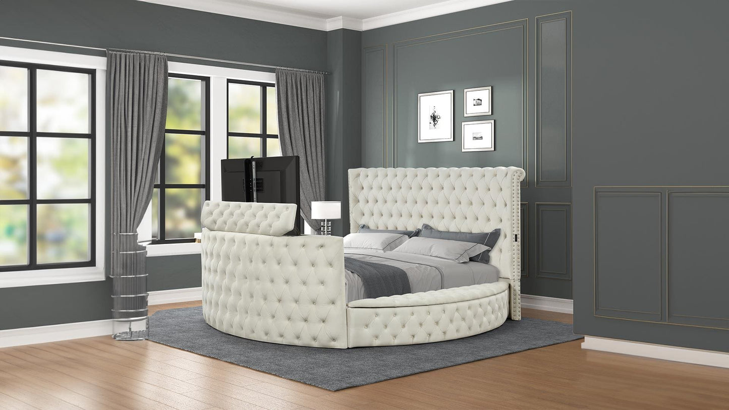 Maya Bed in Beige