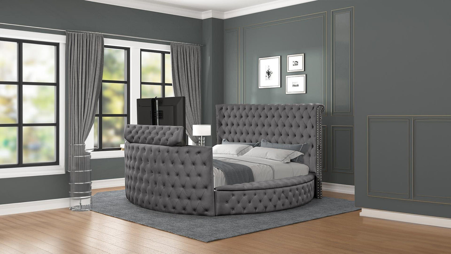 Maya Bed in Gray