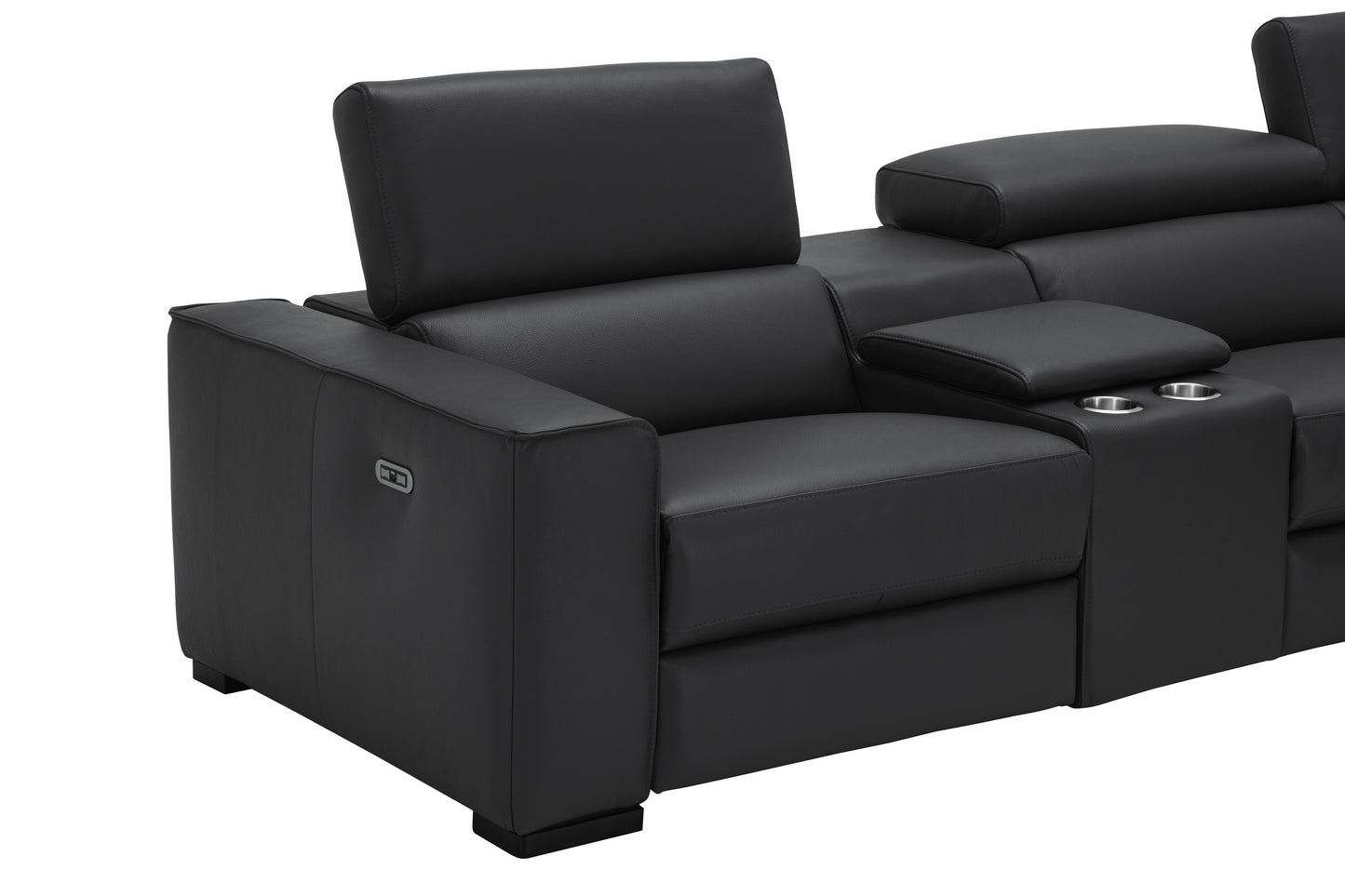 Picasso 6Pc Motion Sectional In Black