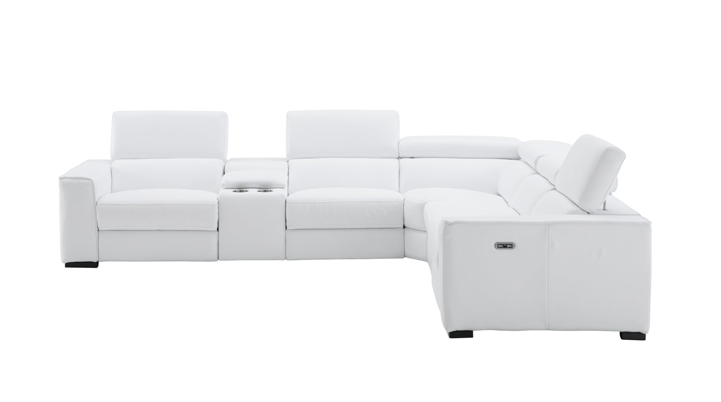 Picasso 6Pc Motion Sectional In Snow White
