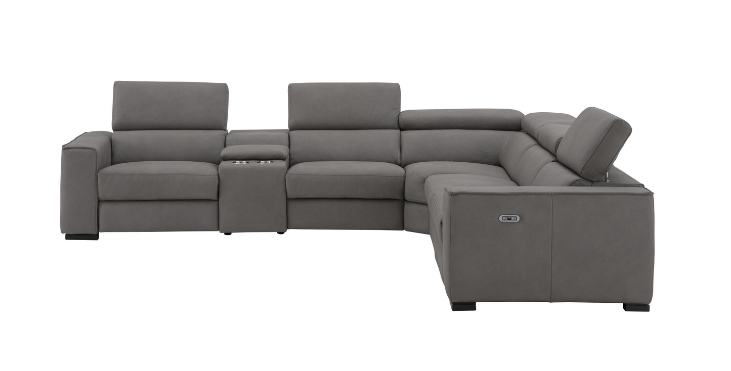Picasso 6Pc Motion Sectional In Truffle