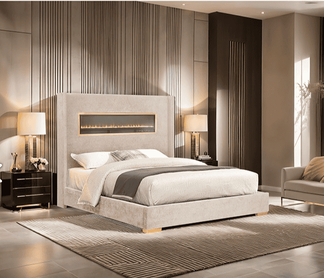 Danvers beige bed