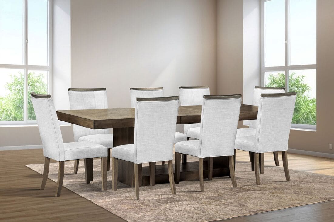 D902 Dining Table + 8 Chair Set