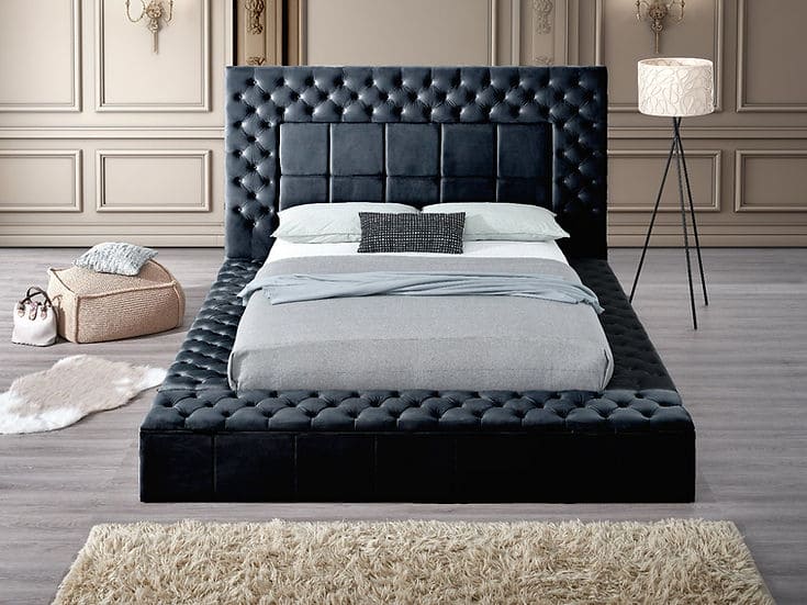 Emerald Storage Bed (Black)