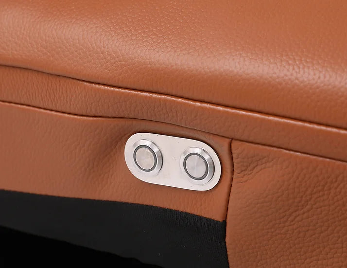 Picasso Power Reclining Sectional 7pcs Caramel