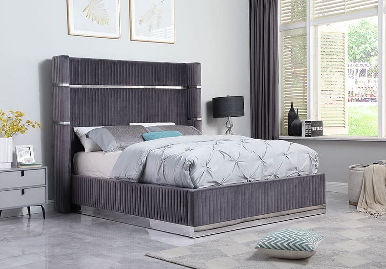 Aspen Bed GREY Gold